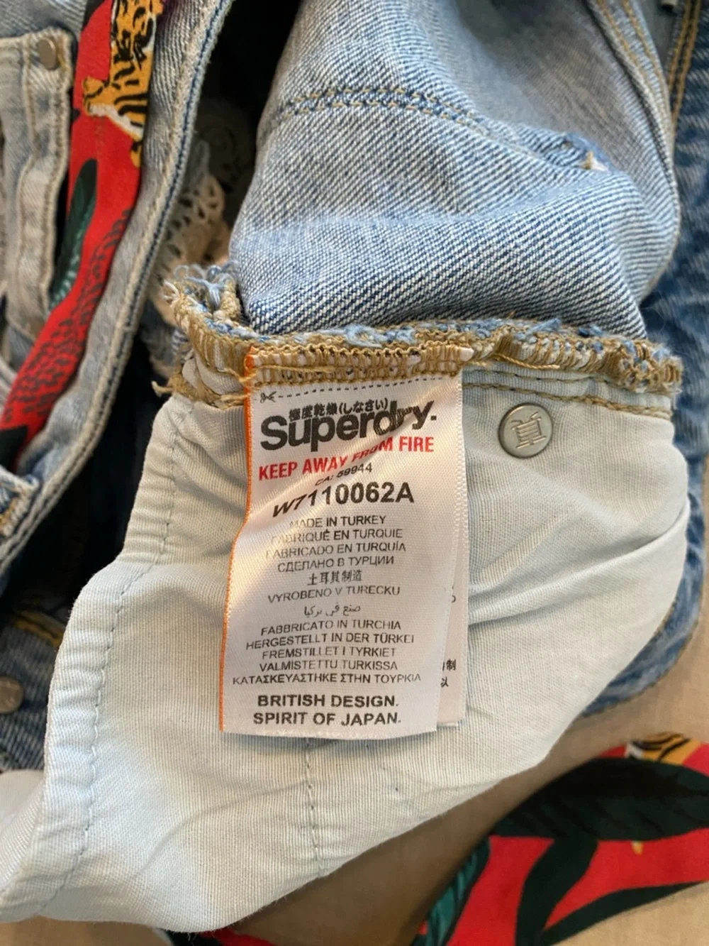 SUPERDRY Lace Trim Hot Shorts